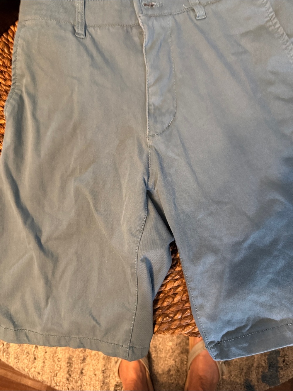 UNIONBAY Light Blue Men’s Flat Front Shorts